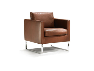 Sessel Manon - starkes Design mit angenehmen Sitzkomfort, mit Metallkufe