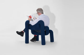 ergonomischer Relaxsessel Ekstrem erlaubt unkonventionelle Sitzpositionen