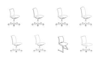 Bürostuhl Creed kombiniert elegantes Design mit intelligenter Funktionalität 